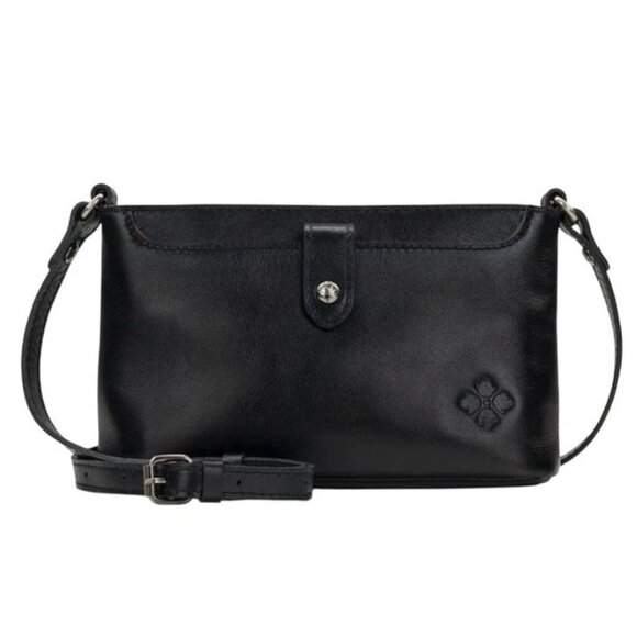 NWT PATRICIA NASH AIMEE Crossbody Bag BLACK Leather Shoulder Handbag Classic - Picture 1 of 11